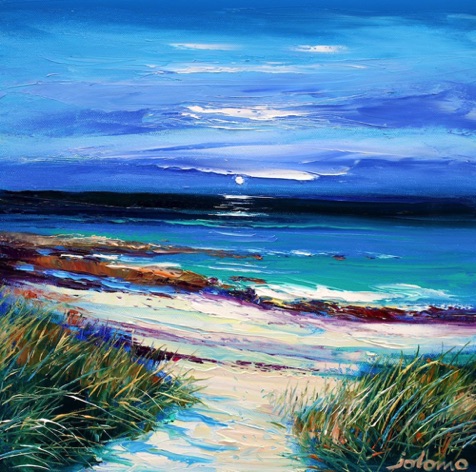 Beach Path Footprints Iona 
16x16  
SOLD